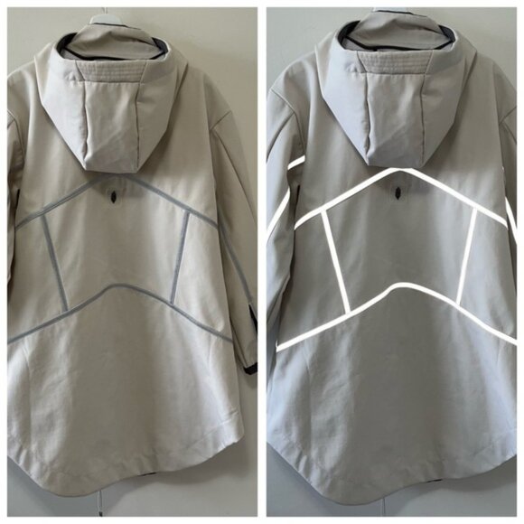 Free People Movement Moon Magic Reflective Rain Parka Size S - Picture 5 of 16